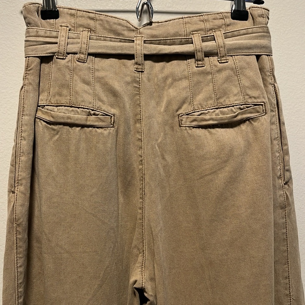 FREE PEOPLE Dwell on Dreams Pleated High-Waisted Trouser Wide-Leg Pants, Size 2 - Picture 9 of 10